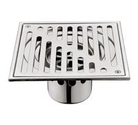 EBGAZSPD Bangnolux Griglia for Doccia Quadrata in Acciaio Inox Inserto for Piastrelle di Scarico Griglie for Pavimenti quadrate Scarichi for Bagno Filtro di Scarico(150mm)