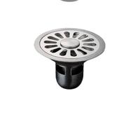 EBGAZSPD Deodorante in Acciaio Inox Scarichi for Pavimento Scarichi for Doccia Cattura Capelli Filtro di Scarico antiodore Accessori for Il Bagno della Lavatrice(10cm-L)