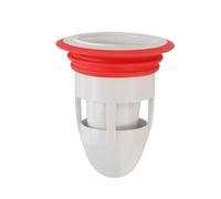 EBGAZSPD Deodorante Nucleo di Scarico WC Bagno Scolapiatti Nucleo Interno Fogna Controllo dei Parassiti Silicone Anti-Odore Artefatto Sigillo d'Acqua(White)