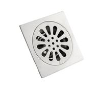EBGAZSPD Design Classico Moderno Galvanotecnica Scarichi a Pavimento a Forma Quadrata Accessori for la ristrutturazione del Bagno Installazione Nascosta 100X100MM