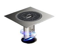 EBGAZSPD Filtro Universale for Scarico a Pavimento in Acciaio Inossidabile 304 Anti-Odore Cucina Bagno Filtro Tappo Scolapiatti Raccoglitore for Capelli