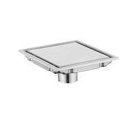 EBGAZSPD Inserto Anti-Odore for Piastrelle, Scarico for Pavimento Quadrato, Scarico for Bagno, Griglie for Doccia, Scarico in Acciaio Inox a Grande Portata(3)