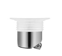 EBGAZSPD Nucleo di Scarico antiodore in Acciaio Inossidabile Anello di Tenuta for fognatura da Cucina Tappo Centrale Deodorante Accessori for prevenire Gli odori del Bagno(C)