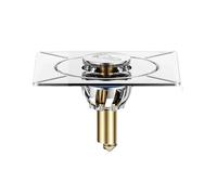EBGAZSPD Piletta di Scarico a Pavimento Tonda for Bagno - Tappo di Scarico a Pressione for Doccia, Scarico for Doccia del Bagno