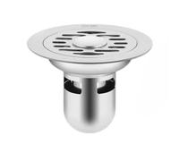 EBGAZSPD Scarichi for Pavimenti in Acciaio Inossidabile, coprilavello Quadrato a Doppio Scopo, for Lavatrice, Scarico for Bagno, scolapiatti detachabile(12cm-C)