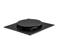 EBGAZSPD Scarico a Pavimento con Piede Pop-up in Ottone Cromato 10 * 10 cm Scarichi da Bagno Anti-Odore Spingere Verso Il Basso Deodorizzazione Copertura Quadrata Opaca for Doccia(Silvery)