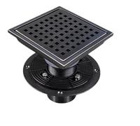EBGAZSPD Scarico a Pavimento in Acciaio Inossidabile, Filtro Anti-intasamento for Deodorante Quadrato, Copertura for Scarico del lavandino, Accessori for ferramenta da Cucina e Bagno(Orb Type B)