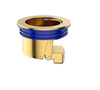 EBGAZSPD Scarico a Pavimento Interamente in Rame Nucleo Scarico for Doccia a Pavimento Tappo di Scarico for Doccia Anti-Insetti Anti-Odore Deodorizzazione WC Cucina Bagno WC Fogna(Golden)