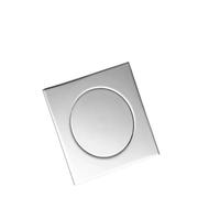 EBGAZSPD Scarico a Pavimento rimbalzante Scarico a Pavimento Quadrato Pop-up-Copertura a Pavimento Doccia Spingere Verso Il Basso Tappo di Scarico Scarico for Doccia da Bagno Anti-Odore(02)