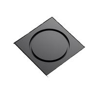 EBGAZSPD Scarico a Pavimento Rotondo in Ottone Coprivalvola antiodore Scarichi for sifone for Cucina Bagno Lavanderia Accessori for Il Bagno(Gun Grey)