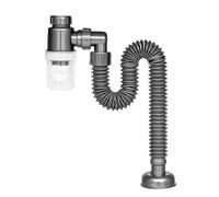 EBGAZSPD Scarico del lavello della Cucina Filtro Deodorante Retrattile Doccia Flessibile Lavello del Bagno Anti intasamento Accessori da Cucina(Black)
