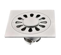 EBGAZSPD Scarico for Pavimento in Acciaio Inossidabile Deodorizzazione Forma Quadrata Scarico for Bagno Scarico for Doccia