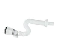 EBGAZSPD Set di Tubi di Scarico Deodorante for lavabo in Acciaio Inossidabile Scarico a Parete Dritto Lavabo Scolapiatti Anti-Odore Apparecchi Idraulici for la casa(White)