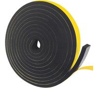EBGWZONRG nastro di gomma a schiuma autoadesivo, Guarnizione anticollisione in schiuma nera EVA adesiva monofacciale 2M/10M Larghezza 10-30mm Spessore 2-20mm(3mm x 30mm x 10m)