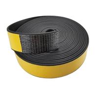EBGWZONRG nastro di gomma a schiuma autoadesivo, Guarnizione anticollisione insonorizzante adesiva monofacciale in schiuma di gomma nera da 10 metri(3mm x 15mm x 10m)
