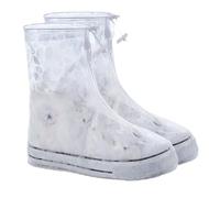 EBHO 1 Paio Copri Scarpe per Pioggia, Copriscarpe Pioggia, Copriscarpe Impermeabili, Copriscarpe Impermeabili Moto, per Uomini Donne Rain Snow Day Strade Fangose (L)