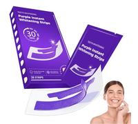EBHO 14 Coppie Strisce Sbiancanti Denti Viola Neutre Strisce Sbiancanti Denti Per Igiene Orale