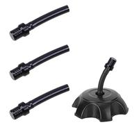 EBHO 3 Pezzi Tappo Serbatoio Moto,Valvola di Scarico Universale,Valvola Tappo Serbatoio Carburante Tubo Sfiato Tappo Serbatoio Carburante Tubo Tappo Benzina per Pit Dirt Bike ATV off Road
