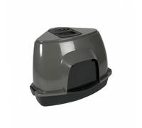 Ebi, Cat House Prism 60 Zen Series M - 38x56x40cm Grigio Scuro per l'Igiene, Grigio Scuro, Gatto