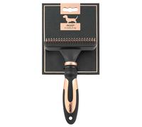 Ebi Rastrello Districante Noir con 20 Denti per Cani 16,5x11 cm