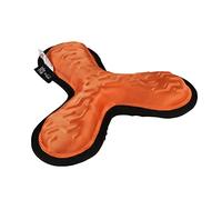 Ebi, Tug-o-War Triple - O 22 x 14 x 5,5 cm, Arancione, Molto Resistente e Ultra Resistente, Schiuma Eva di qualità Rivestita in Tessuto Oxford, con Squeaker, Tessuto con Motivi 3D