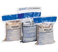 ebian Sacchetti di sicurezza per alimenti e cereali, antimanomissione, 500 pezzi, trasparente