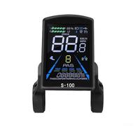 Ebicycle Display LCD a colori per S100 con connettore impermeabile, supporta protocollo 2, visualizza lo stato della batteria, chilometraggio e codici diagnostici