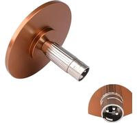 EBIEFLY 1x Adattatore a ventosa per uso domestico Impugnatura antiscivolo Interfaccia 3XLR per Vac-U-Lock Accessori per Macchina Aspirapolvere Connettore Aria Dispositivo Allegati Marrone