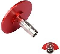 EBIEFLY 1x Adattatore per ventosa a vuoto per uso domestico 3XLR Interfaccia in alluminio per Vac-U-Lock Accessori per dispositivi per macchine personali Accessori per connettori aria Rosso