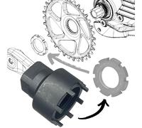 Ebike Attrezzo Blocca Pignone Lockring Per Motori Bosch Gen 3 4 5 Brose Yamaha
