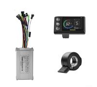 Ebike Controller Kit con Display LCD S869, 24V-48V Onda Sinusoidale Tri-Mode Motor Controller per 250W-2000W E-For Bike e Scooter, Supporto Hall Sensorless, Cassa in Lega di Alluminio (17A)
