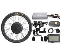 ebike Electric Bicycle 36V 48V 500W 20" 24" 26" 27.5" 28" 29er 700C Front or Rear Motor Wheel Kits with 7 Speed Gear 25A Controller (36V 48V 500W Rear Motor Wheel Kits, 24 inch)