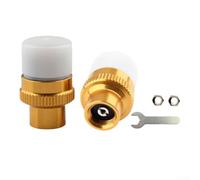 EBike Indicatore di pressione dei pneumatici con luce compatibile con tappo valvola AV, monitoraggio della pressione in tempo reale per biciclette e scooter (dorato)