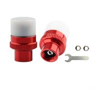 EBike Indicatore di Pressione Pneumatico Luce Compatibile Con Tappo Valvola AV, Monitoraggio In Tempo Reale Della Pressione Per Biciclette E Scooter (Rosso)