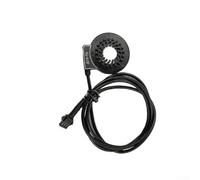 Ebike Sensore PAS 12 Magnete per Controller KT-V12L, Rilevamento Dual Hall con Fast Power-Assist per Risposta, Interfaccia SM-3A, Cavo 80cm, Plastica Nera Elettrico Per Velocità Bicicletta