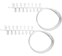 EBILUN 2PCS Spazzola per La Pulizia della Lavatrice, Spazzola per La Pulizia in Nylon Resistente per La Casa, Spazzola per La Pulizia della Fessura della Lavatrice