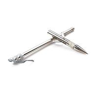 EBILUN 3 pz In Acciaio Inox Pesca Broadheads Bowfishing Freccette Caccia Freccette Punta Punta per Caccia Pro Fionda Catapulta Target Game