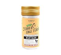 EBIN NEW YORK - 24 Hour Edge Tamer Vegan Hair Sleek Stick Jet Black - Unisex - 75 g - Cera vegana in stick con colori per bordi lucidi e copertura naturale