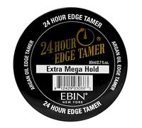 EBIN NEW YORK 24 ore su 24 Edge Tamer, extra Mega Hold, 2,7 oz - Nessuna desquamazione, nessun residuo bianco, lucentezza, umidità e previene la rottura con olio di ricino