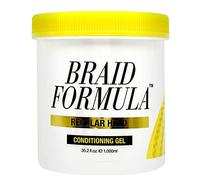 EBIN NEW YORK Gel balsamo formula intrecciata, fissaggio originale/regolare, 35,2 oz/0,0 fl oz - aroma pulito/aloe vera, brillantezza, controllo delle trecce