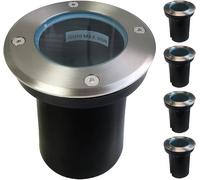 EBION 4 Pezzi Faretto Segnapasso Calpestabile Lampada Da Incasso a Terra Esterno