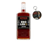 Ebo Lebo Amaro Gran Riserva - 700 ml - 36% con portachiavi Ottoz
