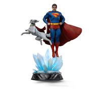 EBOND Superman Legacy Art Scale Statue 1/10 Superman & Krypto Iron Studios 7828