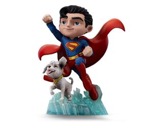 EBOND Superman Legacy Mini Co. Pvc Figure Superman & Krypto 17 Iron Studios 7835