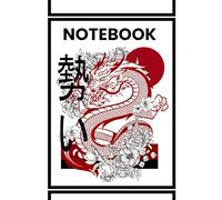 Ebony and Crimson Dragon Notebook: Red and Black Fantasy Lined Journal | 6 x 9 Inches, 120 Pages | Matte Cover Notebook for Writing, Notes, or Gift Ideas