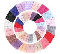 eBoot 36 Pezzi Extender di Bra per Donne Estensione del Reggiseno, 2 e 3 Ganci, 18 Colori