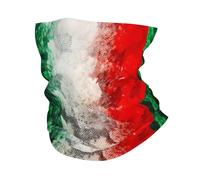 EBOSCUJW Bandiera dell'Italia, Bandana Ghetta per il collo Copertura morbida per il viso Scaldacollo Tubo Mezza maschera Sciarpa Passamontagna
