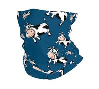 EBOSCUJW Mucche, Bandana Ghetta per il collo Copertura morbida per il viso Scaldacollo Tubo Mezza maschera Sciarpa Passamontagna