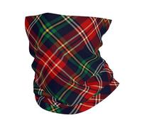 EBOSCUJW Tartan scozzese, Bandana Ghetta per il collo Copertura morbida per il viso Scaldacollo Tubo Mezza maschera Sciarpa Passamontagna
