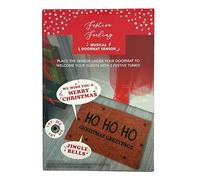 eBoutik Zerbino con sensore natalizio per salutare amici e familiari - Accessori divertenti per la casa, per cantare canzoni di Natale